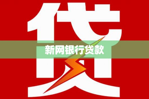 剑阁新网银行贷款