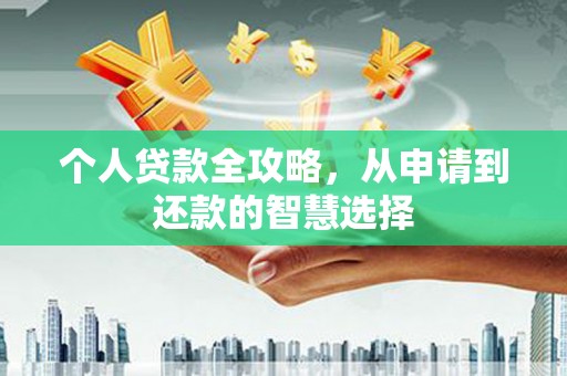 剑阁个人贷款全攻略，从申请到还款的智慧选择