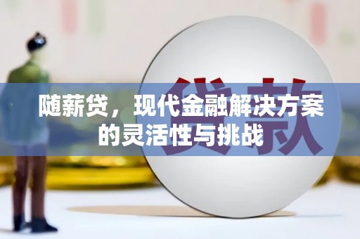 剑阁随薪贷，现代金融解决方案的灵活性与挑战