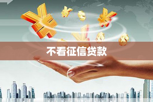 剑阁不看征信贷款