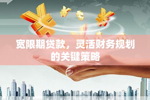 剑阁宽限期贷款，灵活财务规划的关键策略