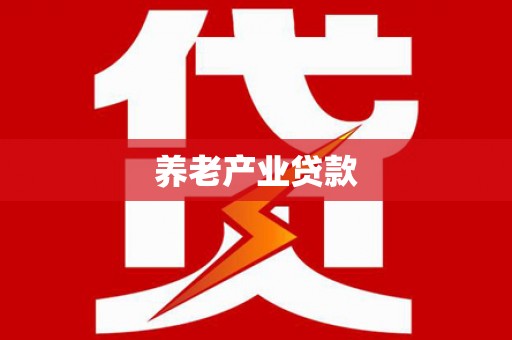 剑阁养老产业贷款