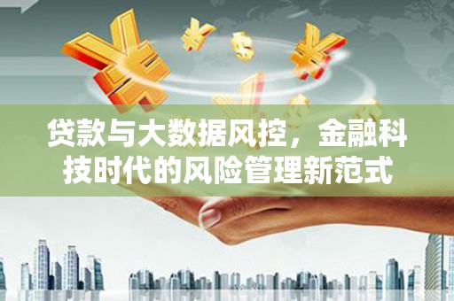 剑阁贷款与大数据风控，金融科技时代的风险管理新范式