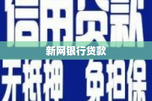 剑阁新网银行贷款