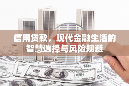 剑阁信用贷款，现代金融生活的智慧选择与风险规避