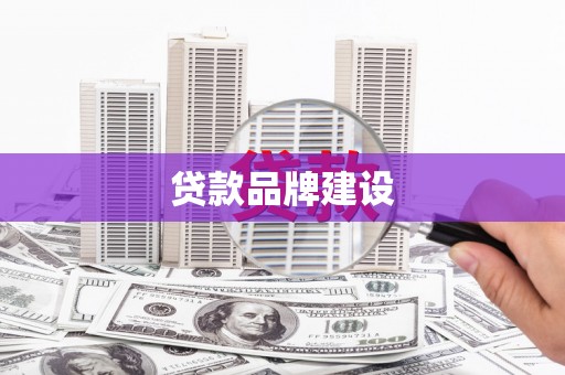 剑阁贷款品牌建设