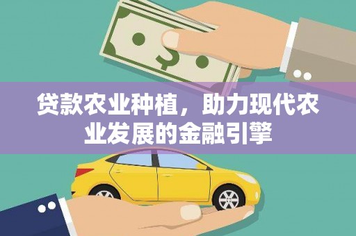 剑阁贷款农业种植，助力现代农业发展的金融引擎