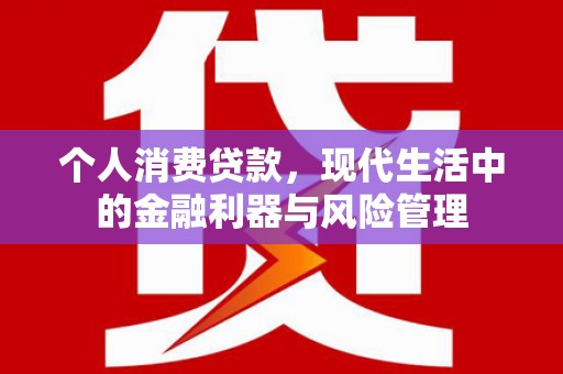 剑阁个人消费贷款，现代生活中的金融利器与风险管理