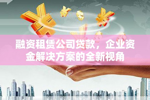 剑阁融资租赁公司贷款，企业资金解决方案的全新视角