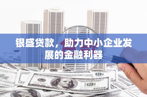 剑阁银盛贷款，助力中小企业发展的金融利器