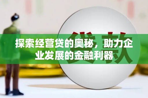 剑阁探索经营贷的奥秘，助力企业发展的金融利器
