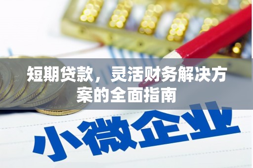 剑阁短期贷款，灵活财务解决方案的全面指南