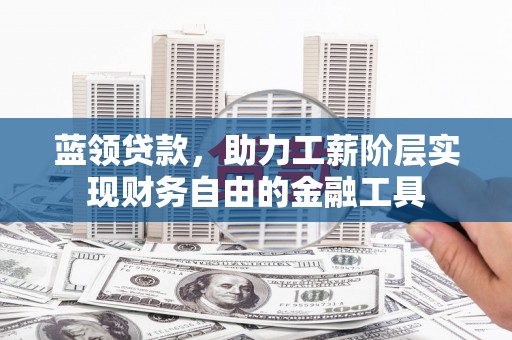 剑阁蓝领贷款，助力工薪阶层实现财务自由的金融工具
