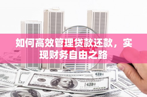 剑阁如何高效管理贷款还款，实现财务自由之路