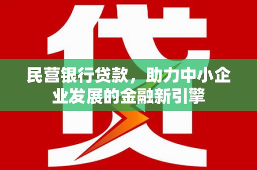 剑阁民营银行贷款，助力中小企业发展的金融新引擎