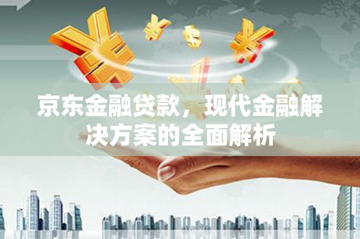 剑阁京东金融贷款，现代金融解决方案的全面解析