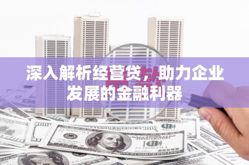 剑阁深入解析经营贷，助力企业发展的金融利器