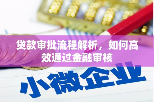 剑阁贷款审批流程解析，如何高效通过金融审核