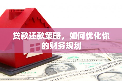 剑阁贷款还款策略，如何优化你的财务规划