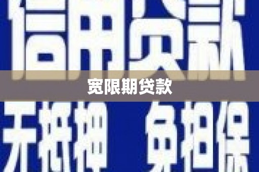 剑阁宽限期贷款