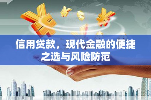 剑阁信用贷款，现代金融的便捷之选与风险防范