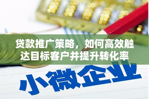 剑阁贷款推广策略，如何高效触达目标客户并提升转化率