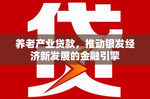 剑阁养老产业贷款，推动银发经济新发展的金融引擎