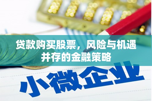 剑阁贷款购买股票，风险与机遇并存的金融策略