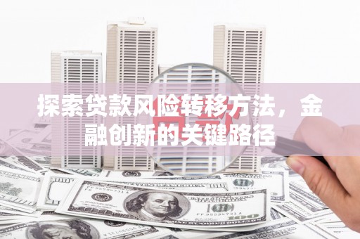 剑阁探索贷款风险转移方法，金融创新的关键路径