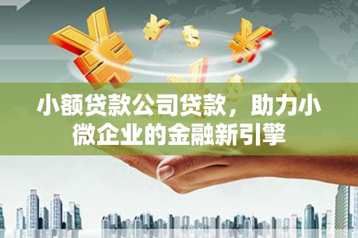 剑阁小额贷款公司贷款，助力小微企业的金融新引擎