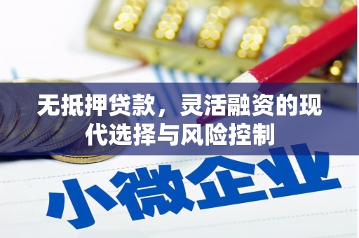 剑阁无抵押贷款，灵活融资的现代选择与风险控制