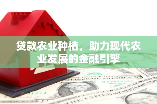 剑阁贷款农业种植，助力现代农业发展的金融引擎