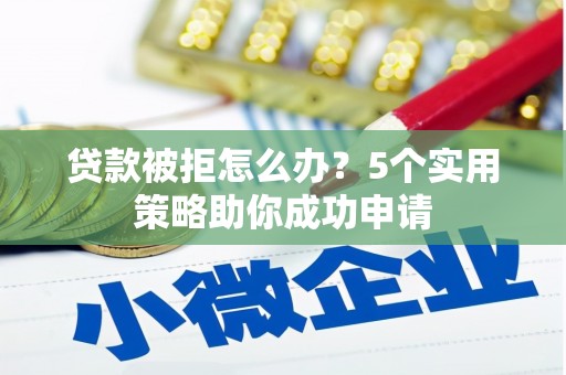 剑阁贷款被拒怎么办？5个实用策略助你成功申请