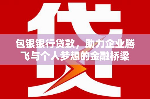 剑阁包银银行贷款，助力企业腾飞与个人梦想的金融桥梁