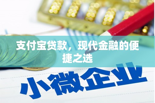 剑阁支付宝贷款，现代金融的便捷之选