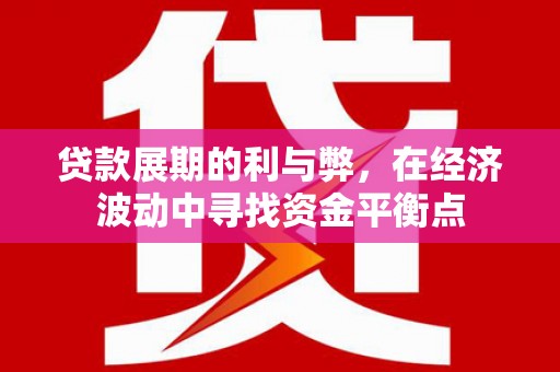 剑阁贷款展期的利与弊，在经济波动中寻找资金平衡点