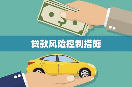 剑阁贷款风险控制措施