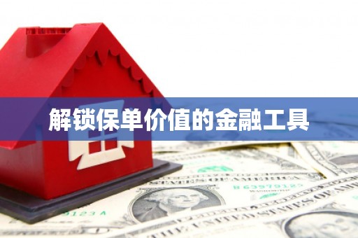 剑阁解锁保单价值的金融工具
