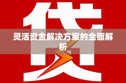 剑阁灵活资金解决方案的全面解析
