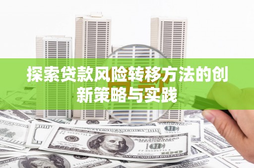 剑阁探索贷款风险转移方法的创新策略与实践